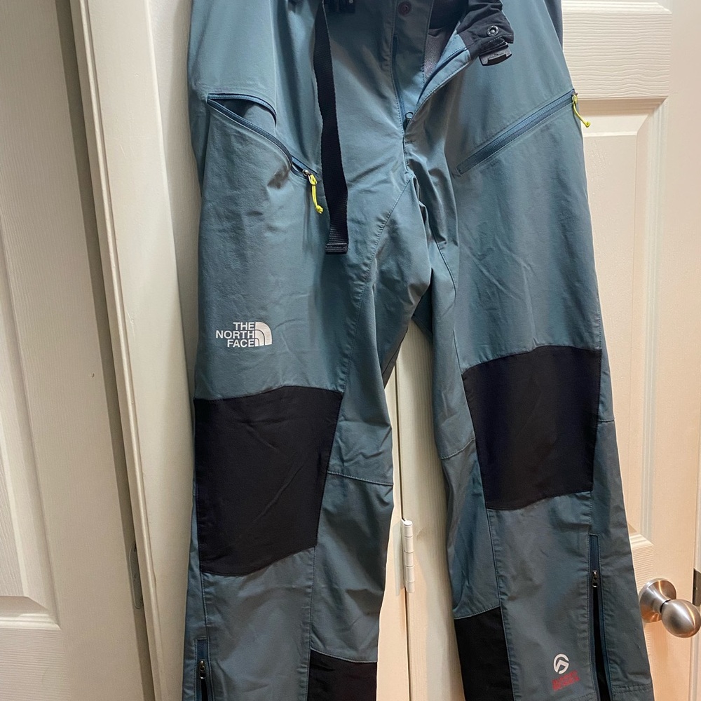 The North Face Gray Cargo Pants with Black Accents